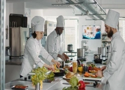 Restaurant kitchen